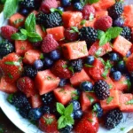 Berry Watermelon Fruit Salad