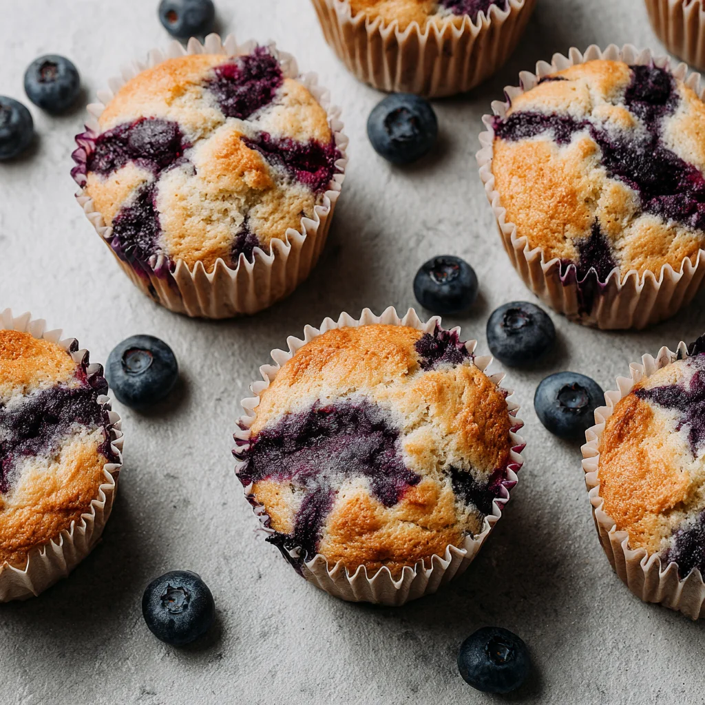 Blueberry Protein Muffins