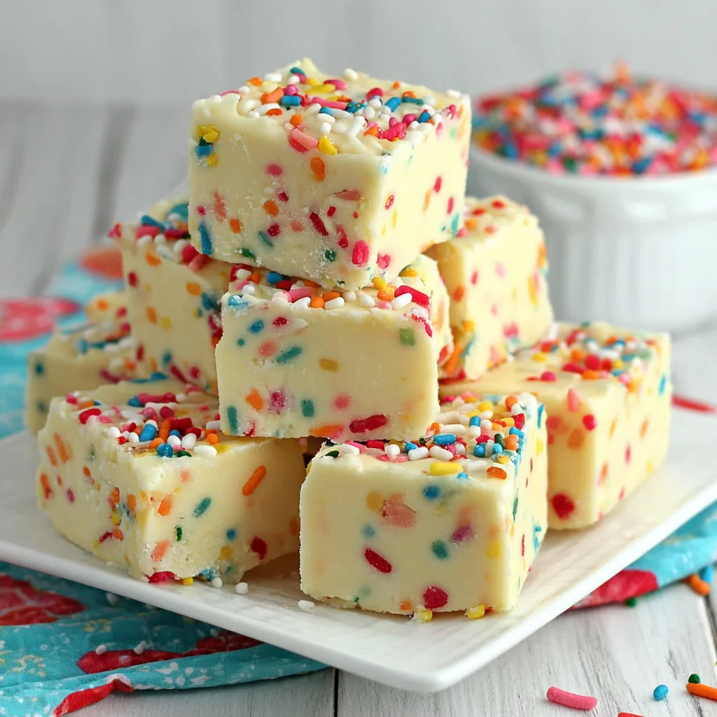 Cake Batter Fudge