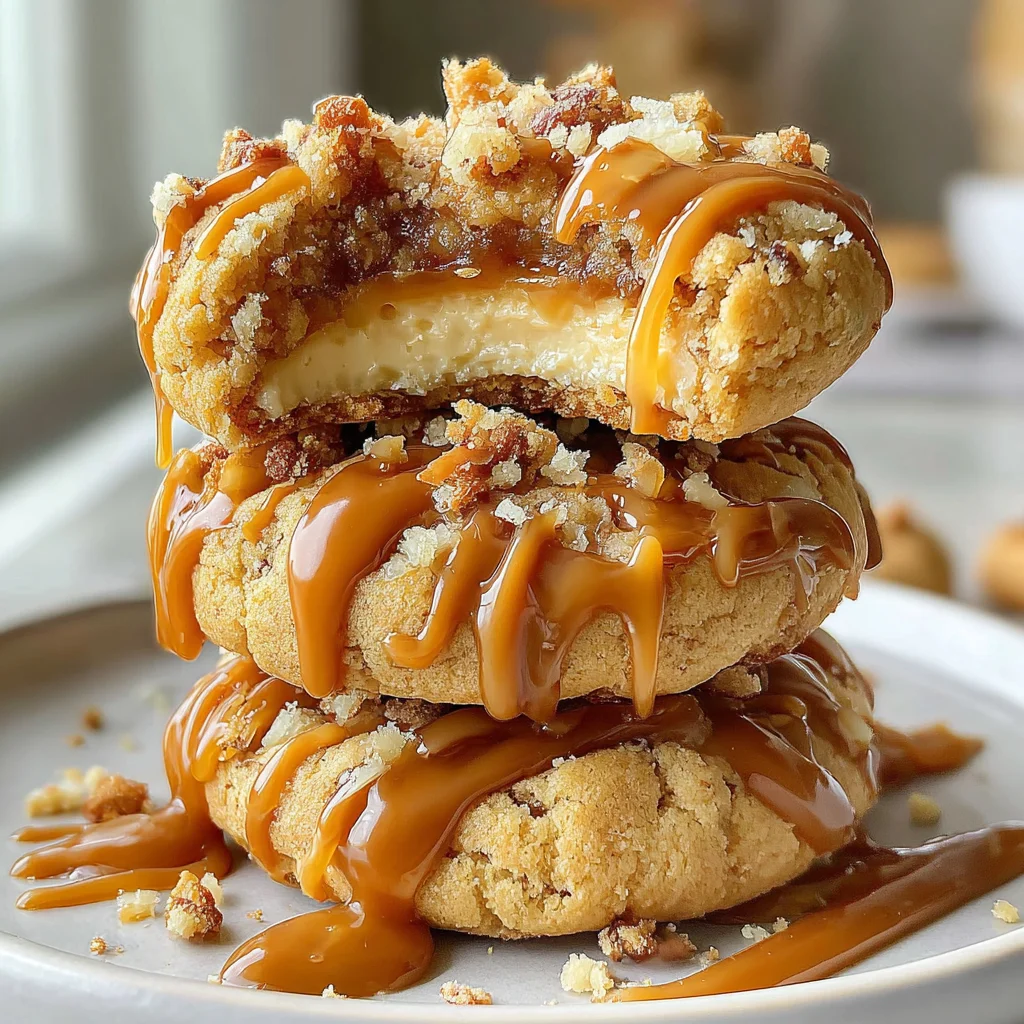 Caramel Cheesecake Cookies