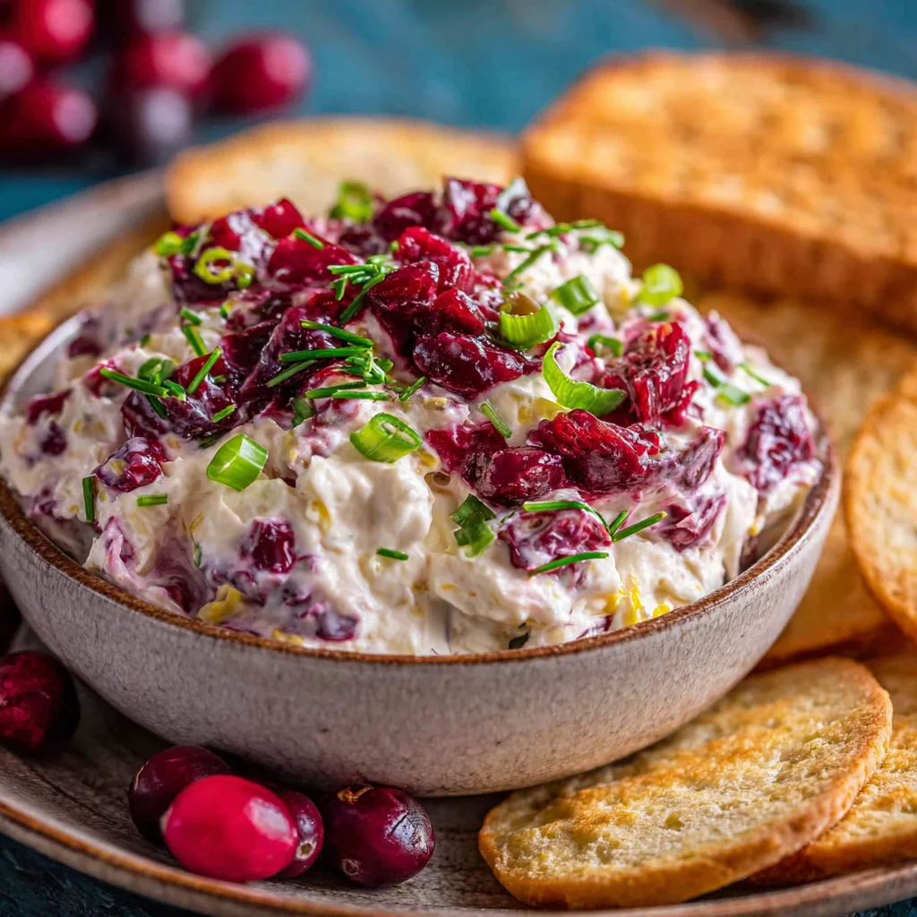 Cranberry Jalapeño Cream Cheese Dip