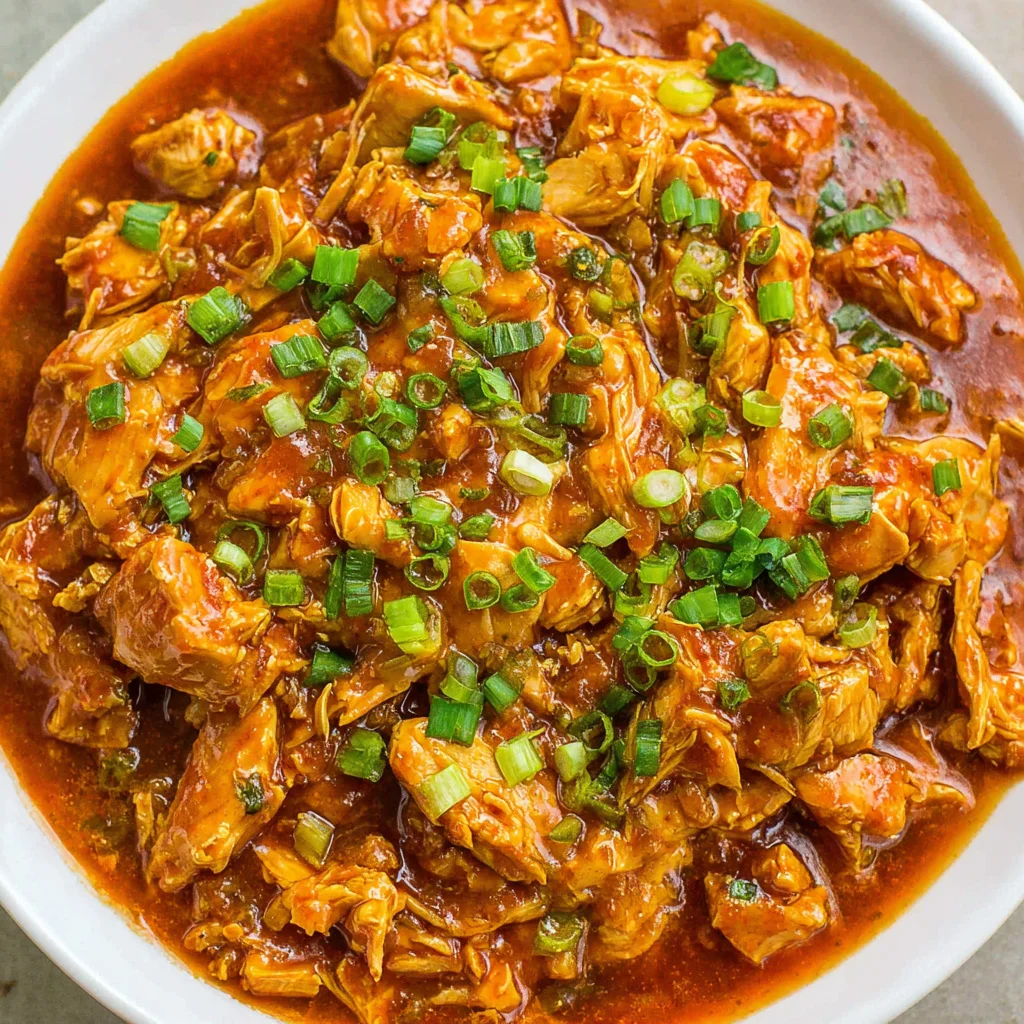 Crockpot Bourbon Chicken