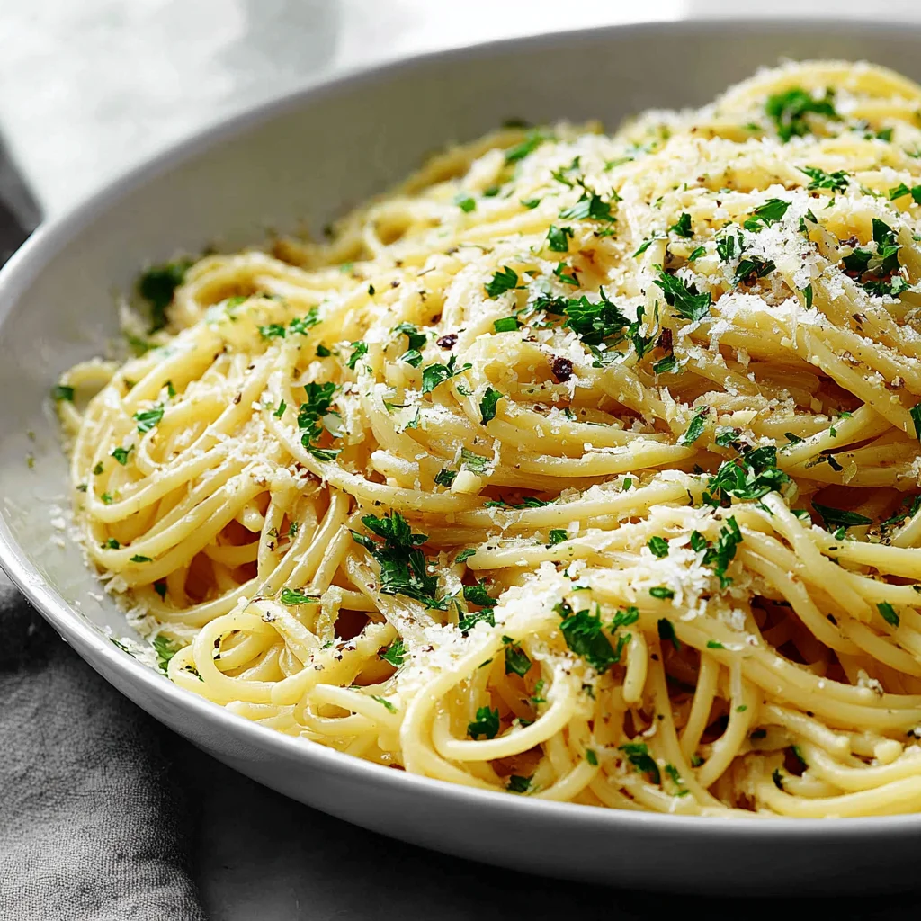 Easy Lemon Butter Garlic Pasta