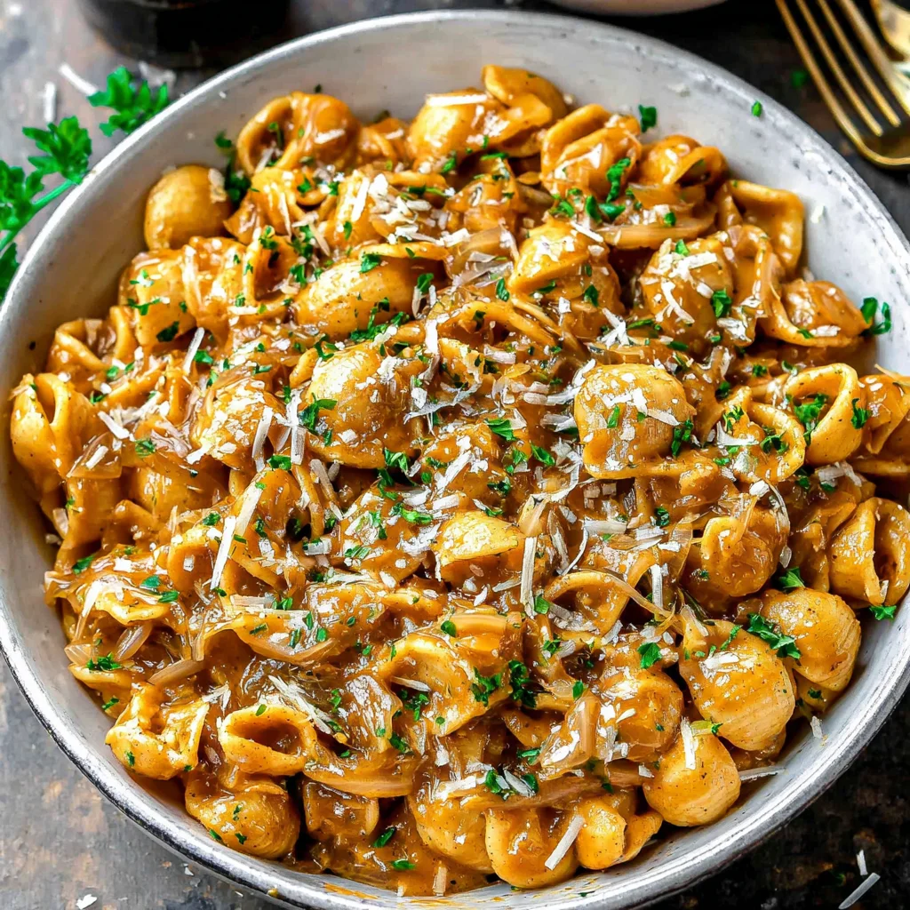 French Onion Pasta