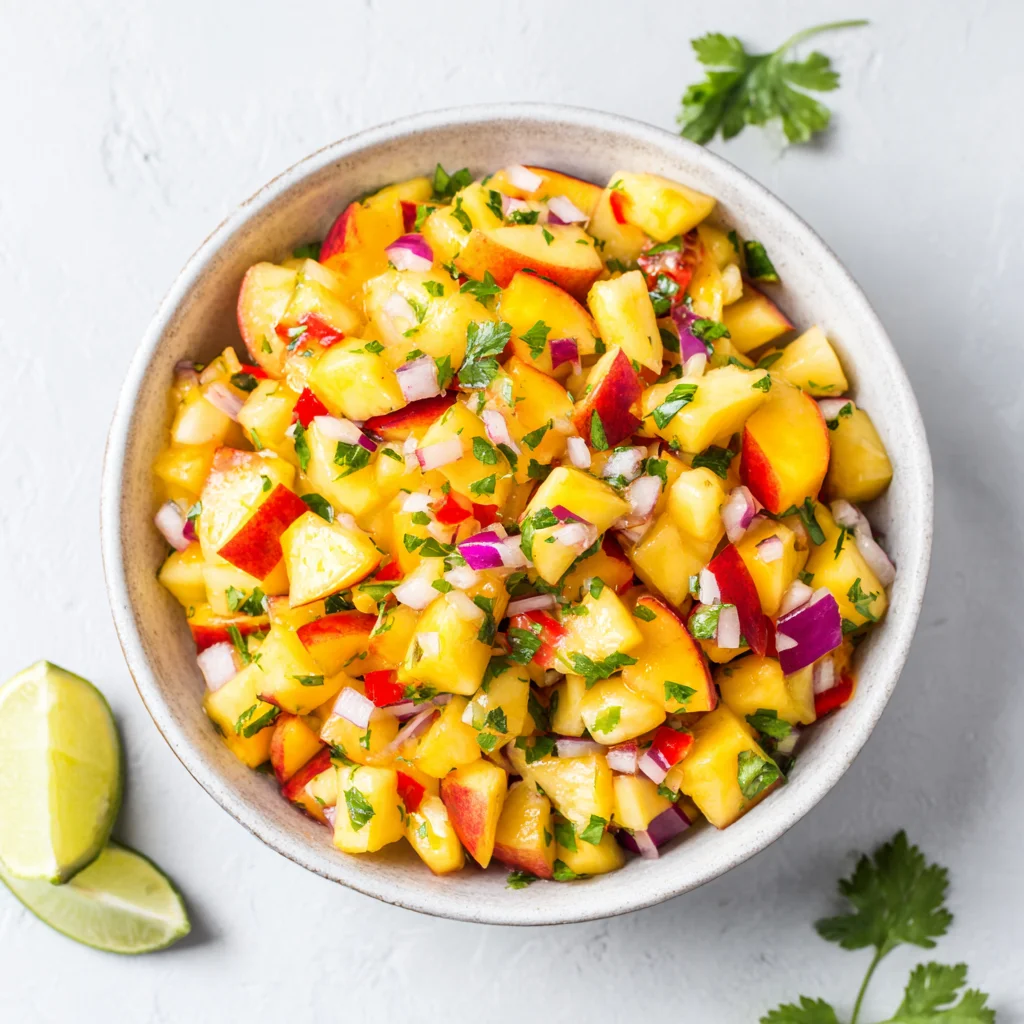 Fresh Peach Salsa