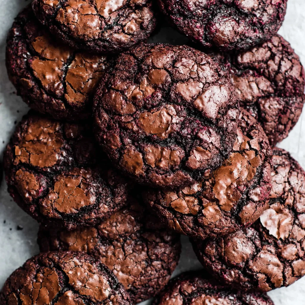Fudgy Chocolate Brownie Cookies