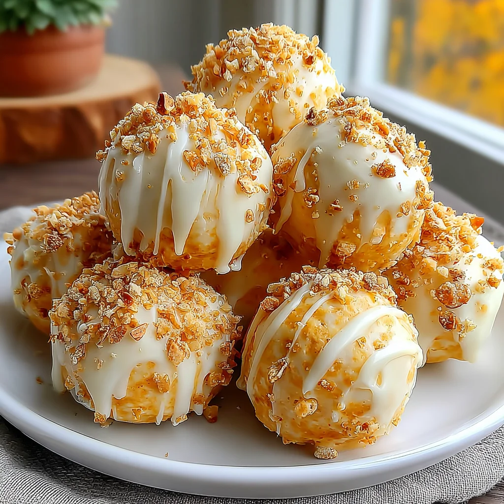No Bake Pumpkin Cheesecake Balls