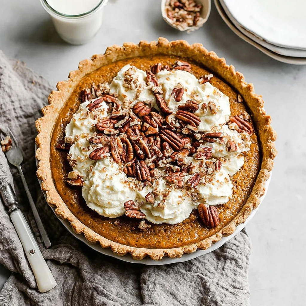 Praline Pumpkin Pie