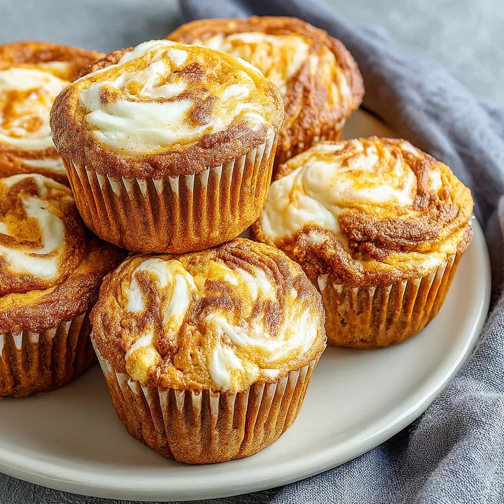 Pumpkin Cream Cheese Muffins