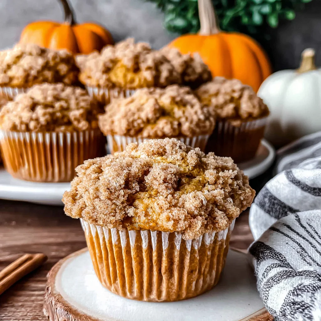 Pumpkin Crumb Muffins