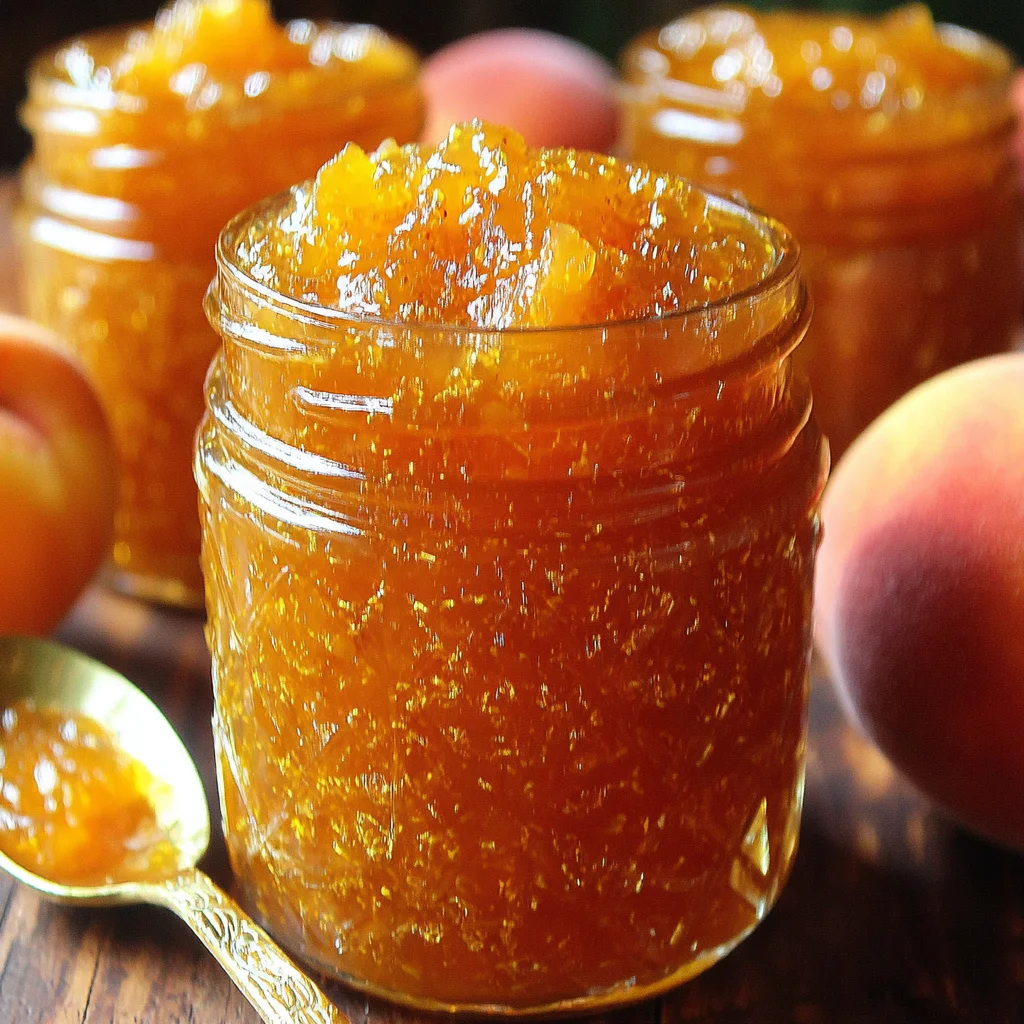 Quick Peach Jam Recipe