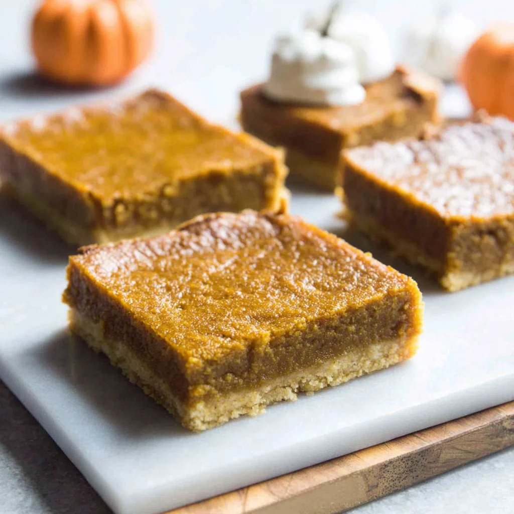 Slab Pumpkin Pie Bars