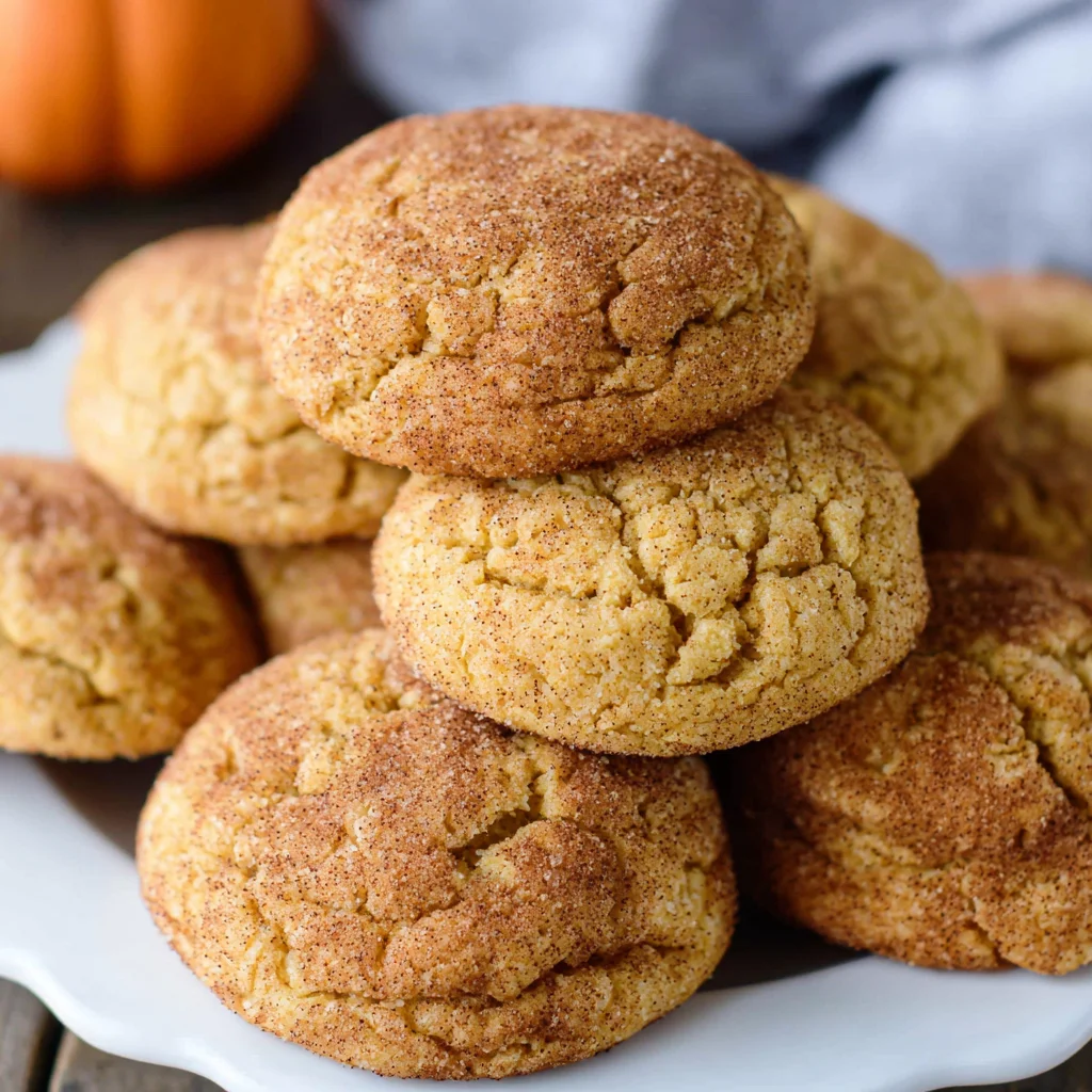 Soft Pumpkin Snickerdoodles