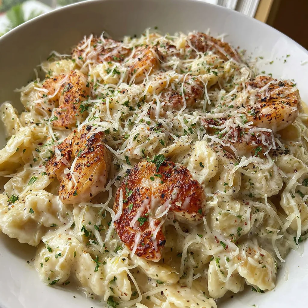 White sauce pasta