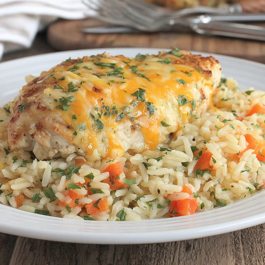 cheesy chicken and rice recipe