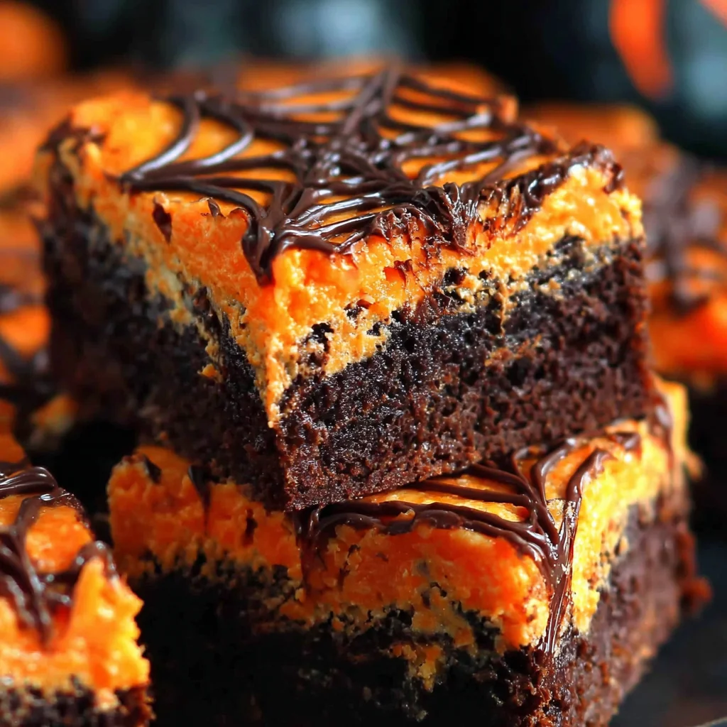 halloween brownies