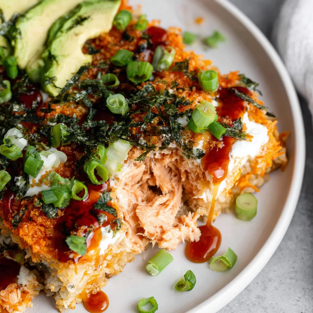 sushi bake recipe salmon