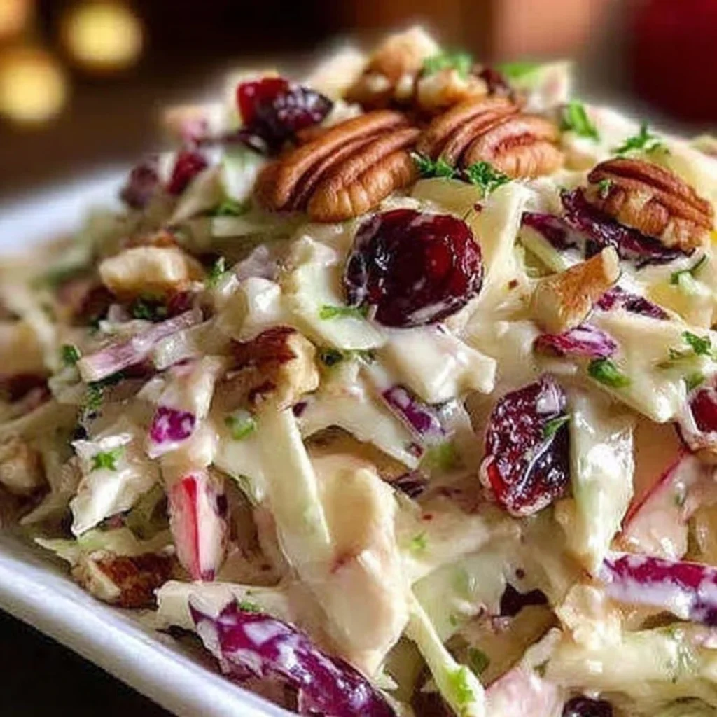 Apple Cranberry Coleslaw Recipe
