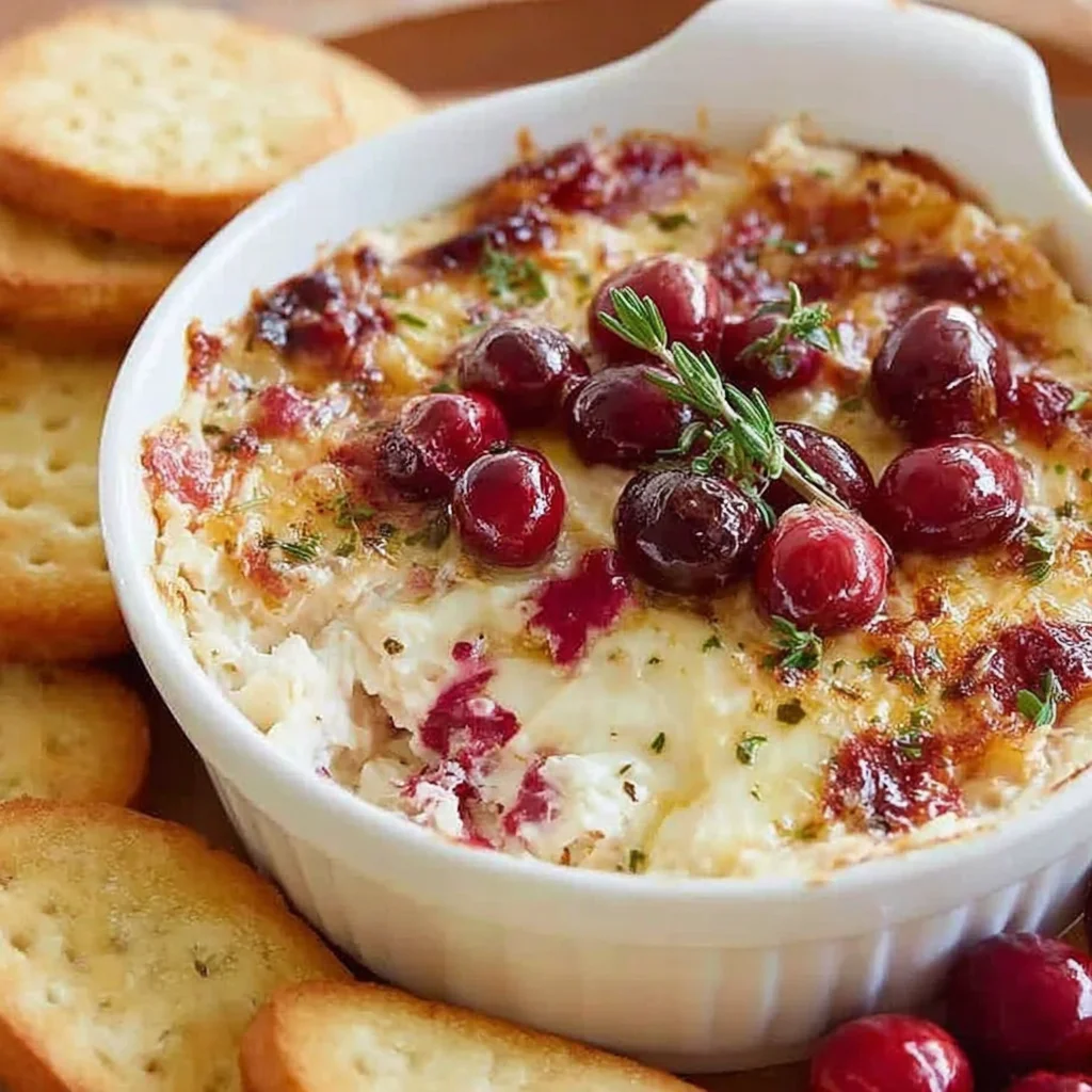 Baked Cranberry Cream Cheese Dip