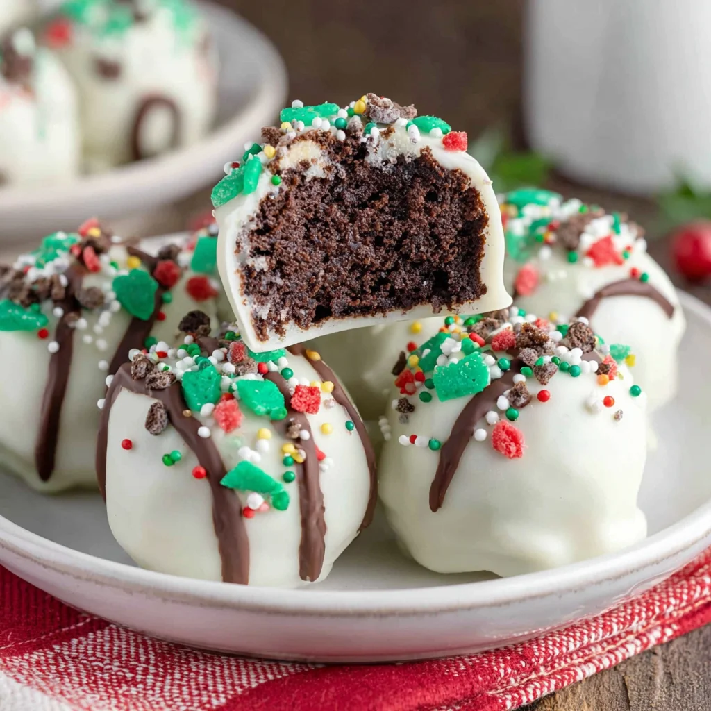 Christmas Oreo Balls
