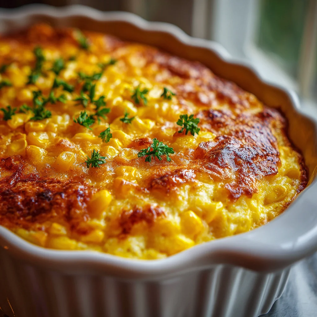 Creamy Corn Pudding Casserole: A Recipe for Comfort and Delight