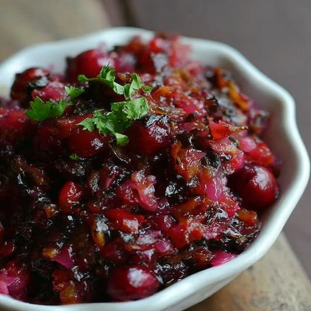 Cranberry Chutney: A Festive Flavor Explosion