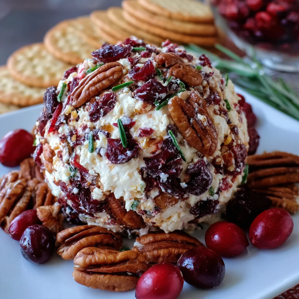 Cranberry Pecan Cheese Ball