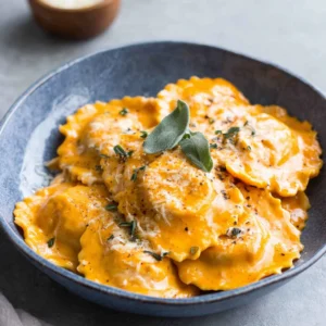 Creamy Pumpkin Ravioli