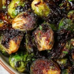 Crispy Honey Balsamic Brussels Sprouts