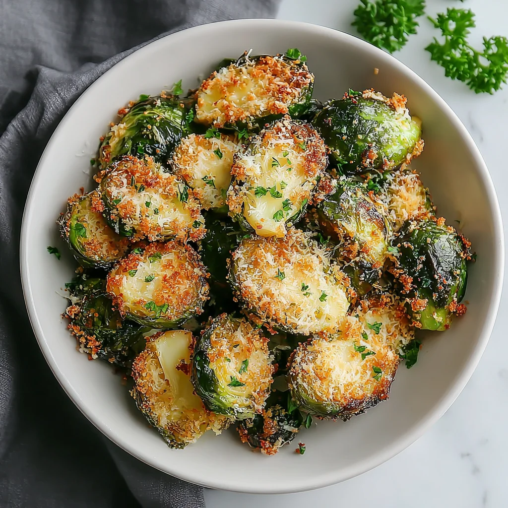 The Ultimate Recipe for Crispy Parmesan-Crusted Roasted Brussels Sprouts