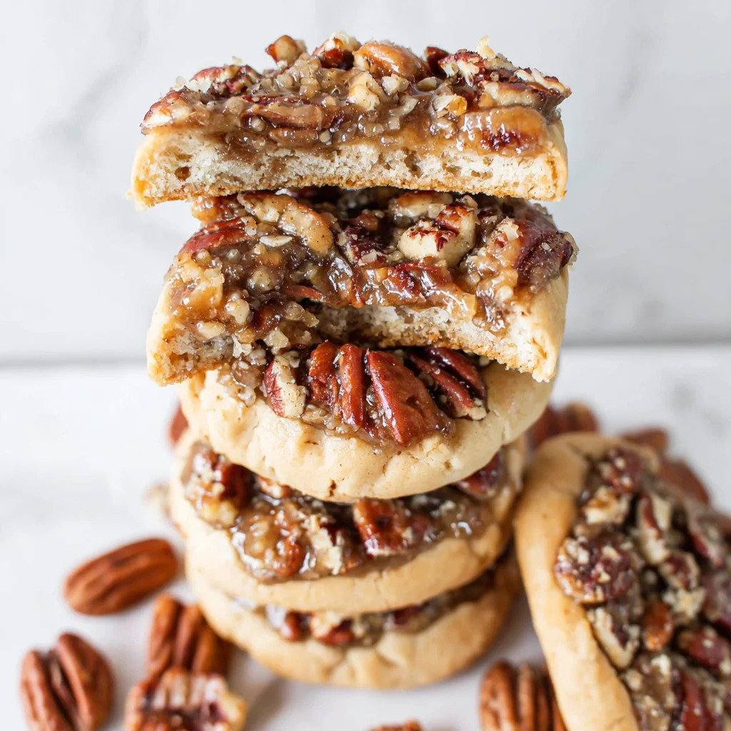 Crumbl Pecan Pie Cookies