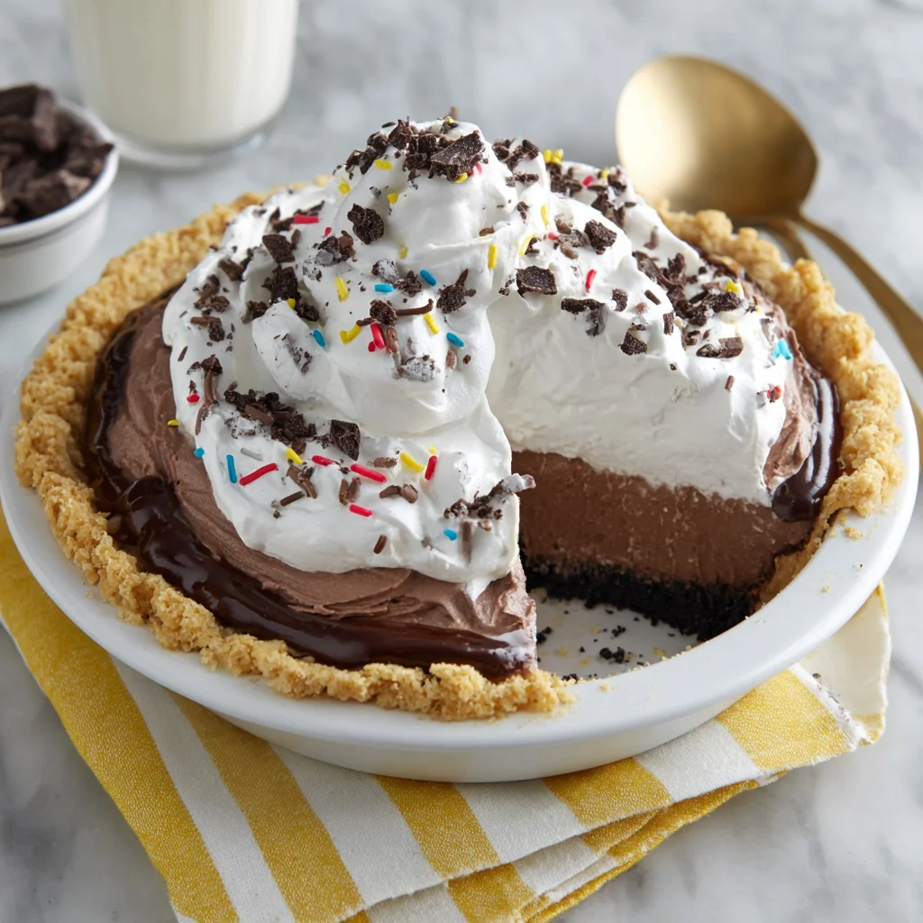 Easy Chocolate Pudding Pie