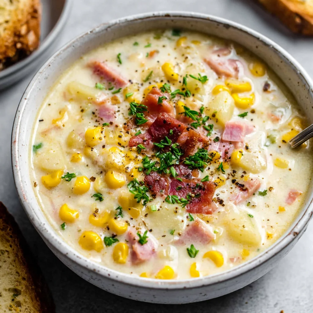 Easy Ham and Corn Chowder: The Ultimate Comfort Meal
