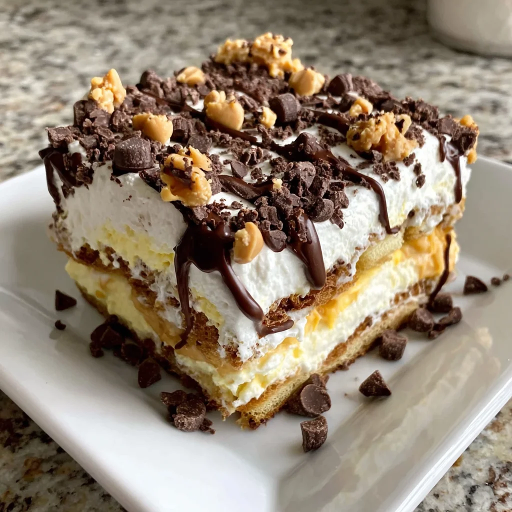 Indulge in the Ultimate No-Bake Delight: The Best Peanut Butter Chocolate Eclair Cake Recipe