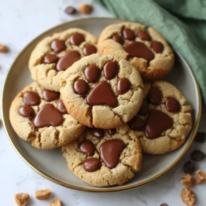 Peanut Butter Paw Print Cookies