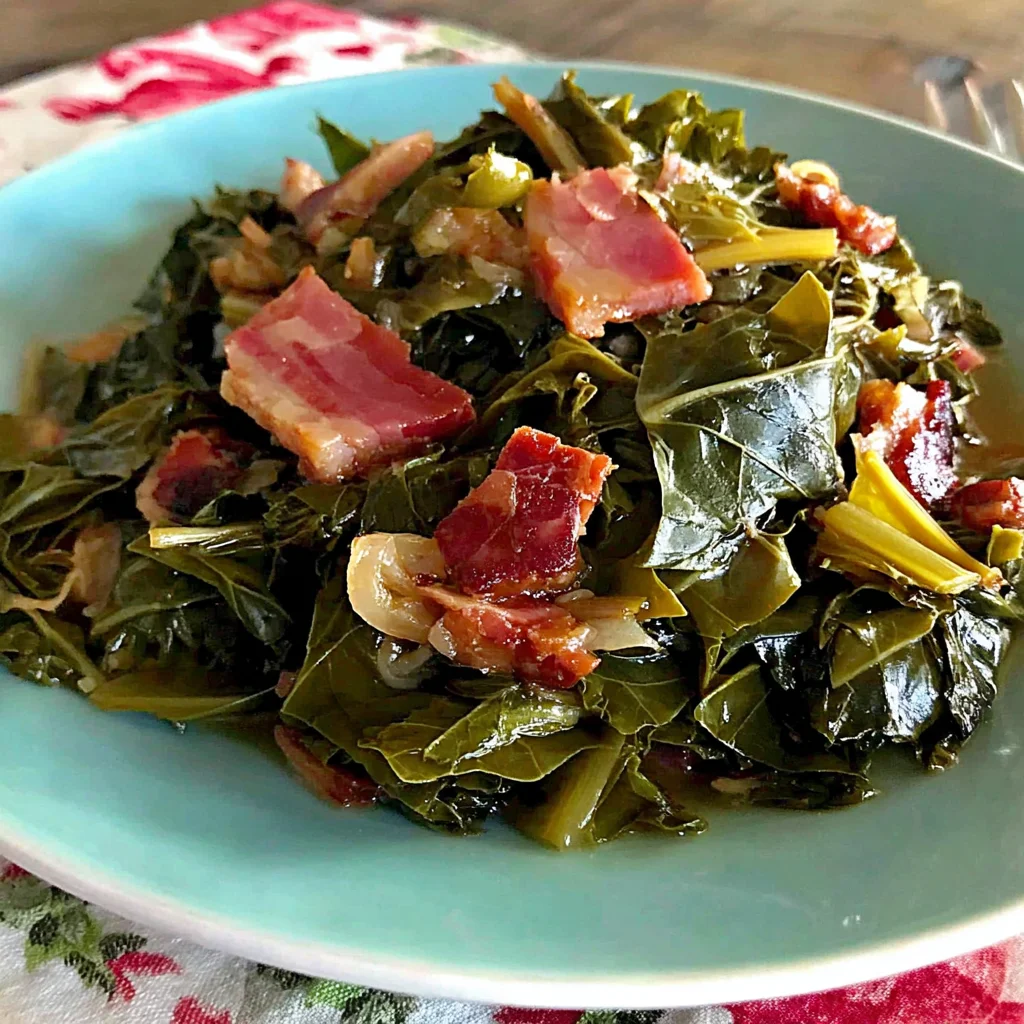 The Ultimate Recipe for Authentic Southern Collard Greens with Bacon and Smoky Ham Hocks