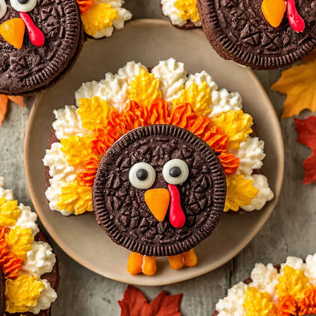 Thanksgiving Oreo Turkey Cookies