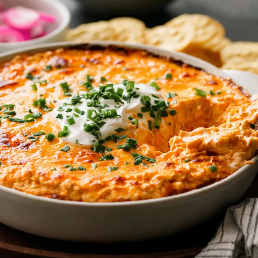 The Ultimate Creamy, Cheesy, and Spicy Classic Buffalo Chicken Dip Recipe
