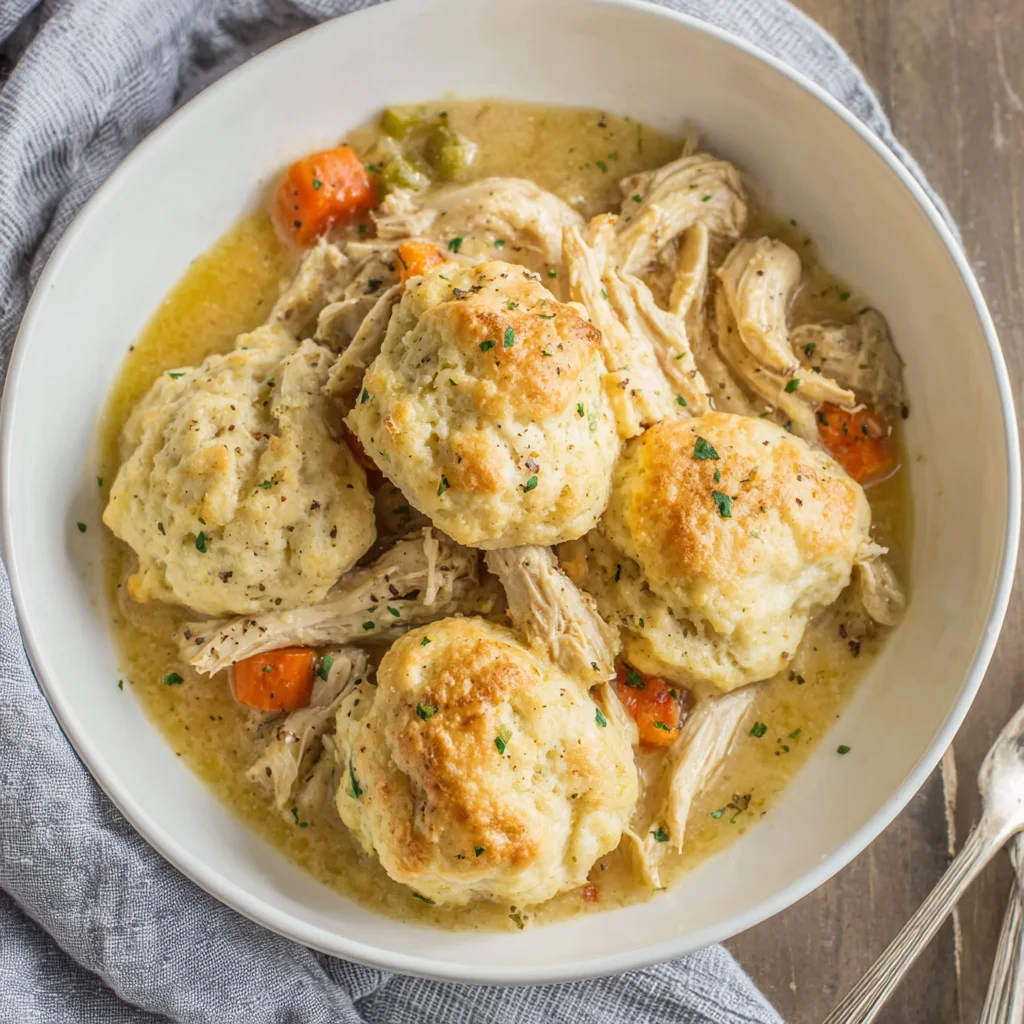 The Ultimate Classic Chicken and Dumplings with Biscuits: A Recipe for Southern Comfort