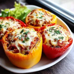 Easy Stuffed Bell Peppers