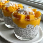 Mango Coconut Chia Seed Pudding