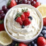 Marshmallow Cream Cheese Fruit Dip