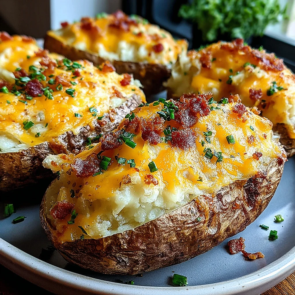 The Ultimate Twice Baked Potatoes Recipe: Creamy, Cheesy, and Loaded