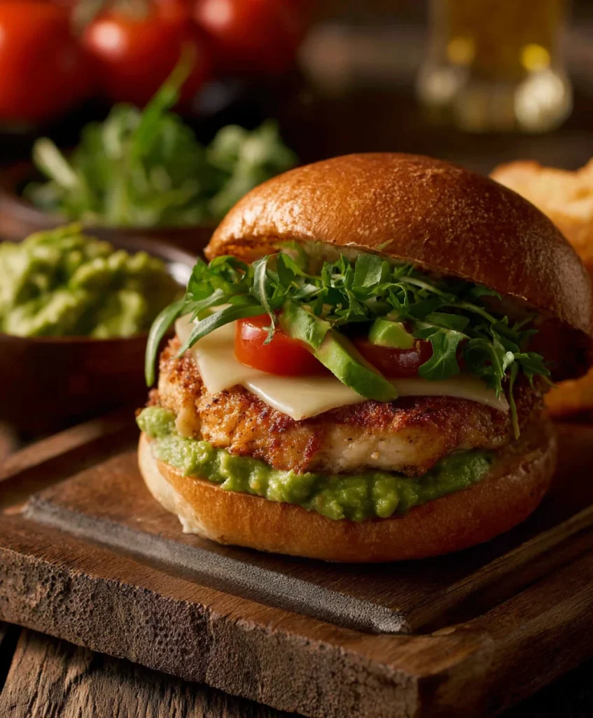 Avocado Chicken Burger