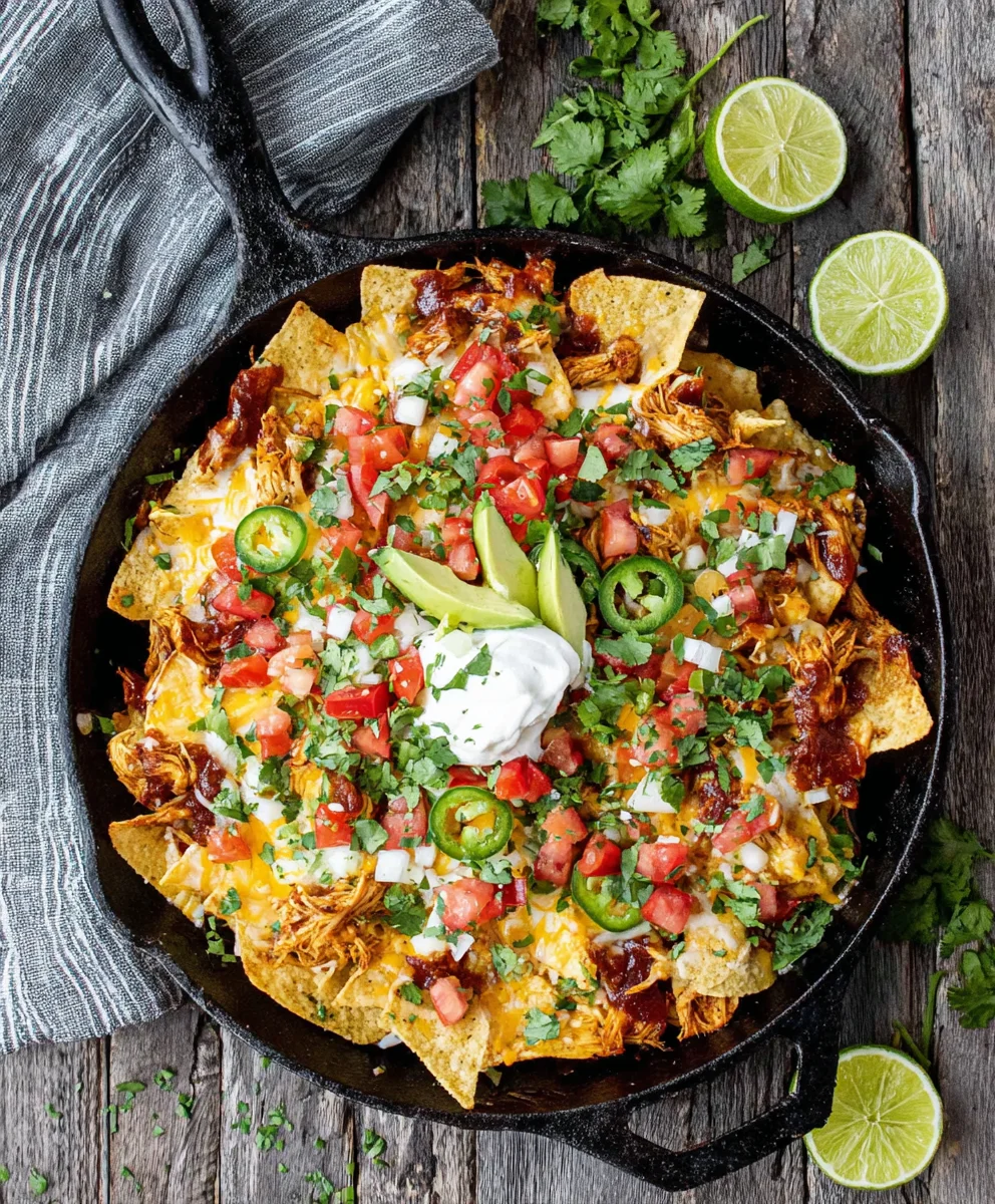 BBQ Chicken Nachos