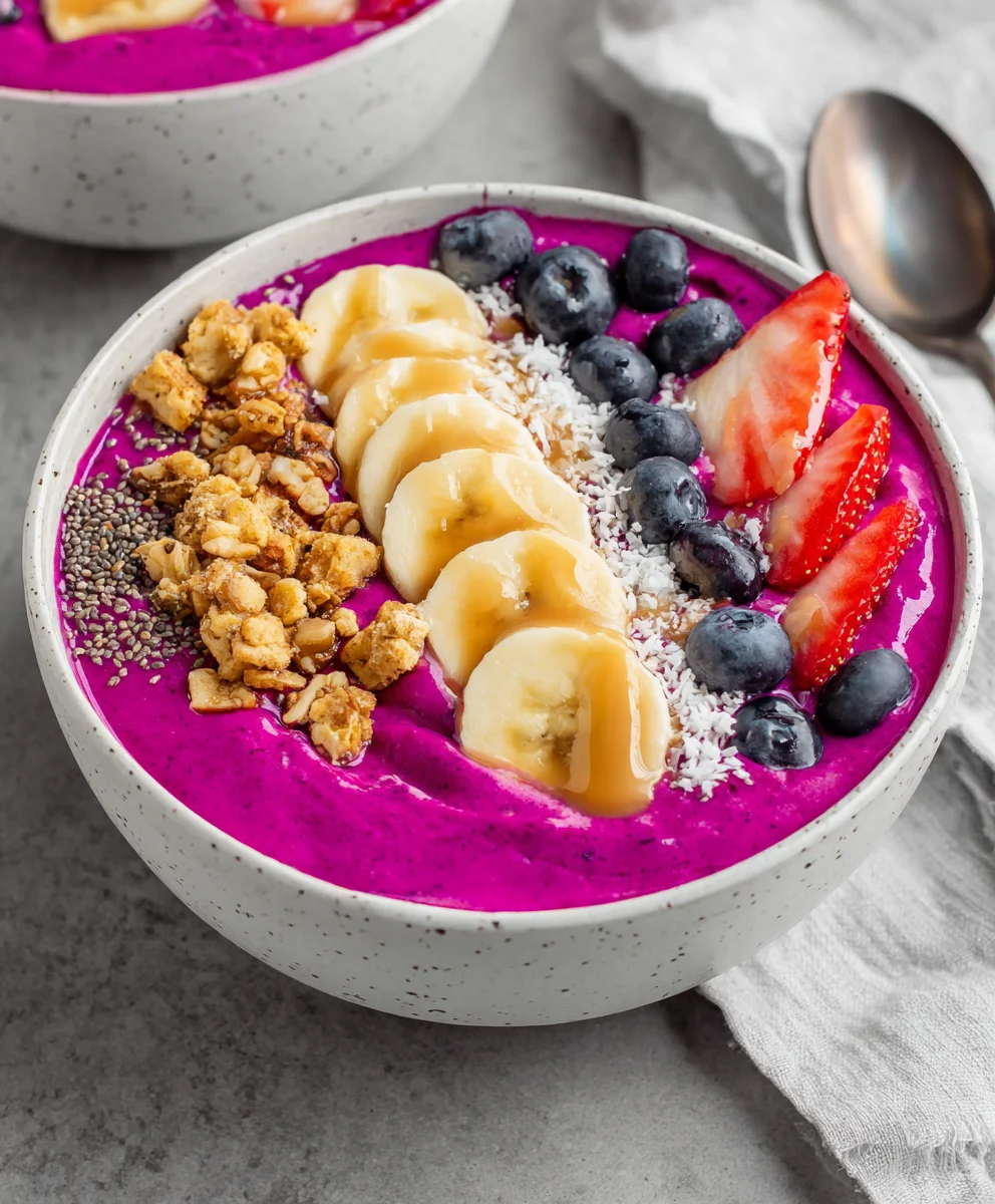 Easy Pitaya Smoothie Bowl Recipe