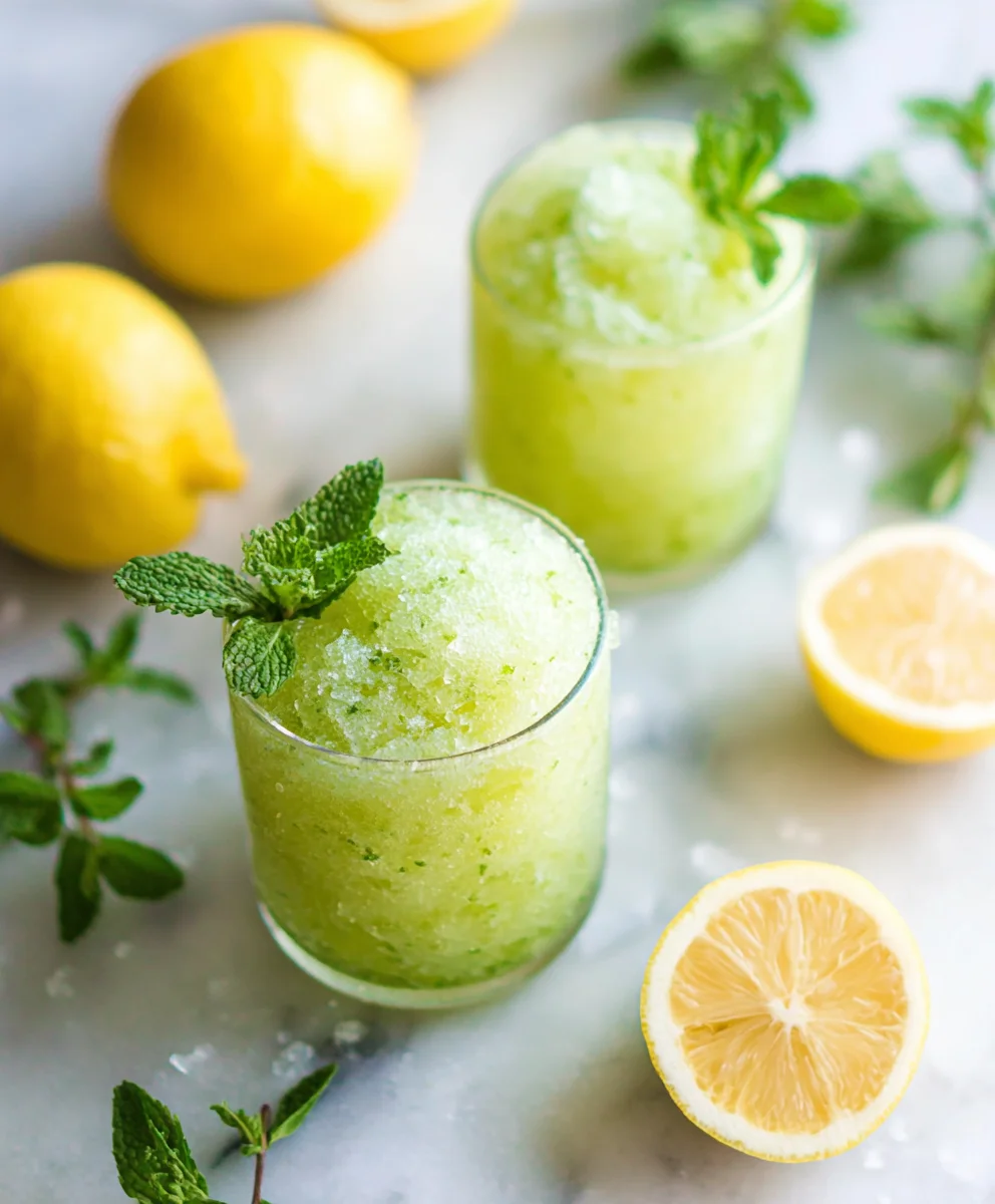 Frozen Mint Lemonade
