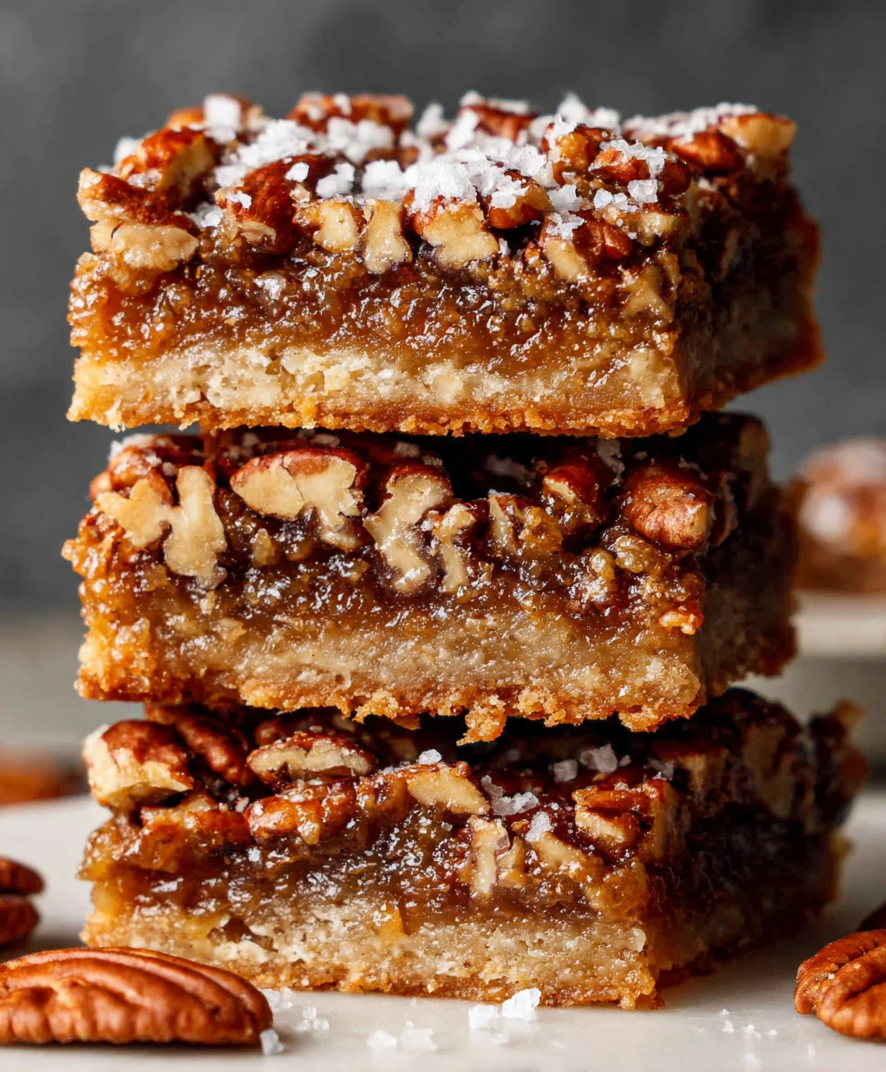 Maple Pecan Pie Bars