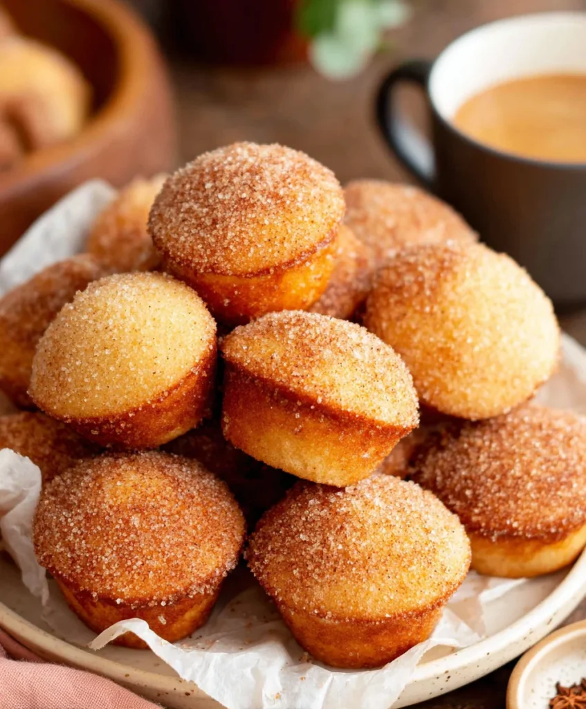 Mini cinnamon muffins