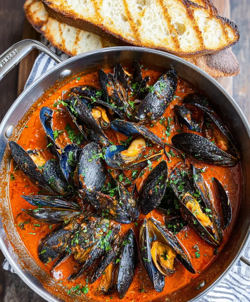 Mussels in Red Sauce